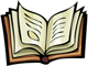 image of an open book